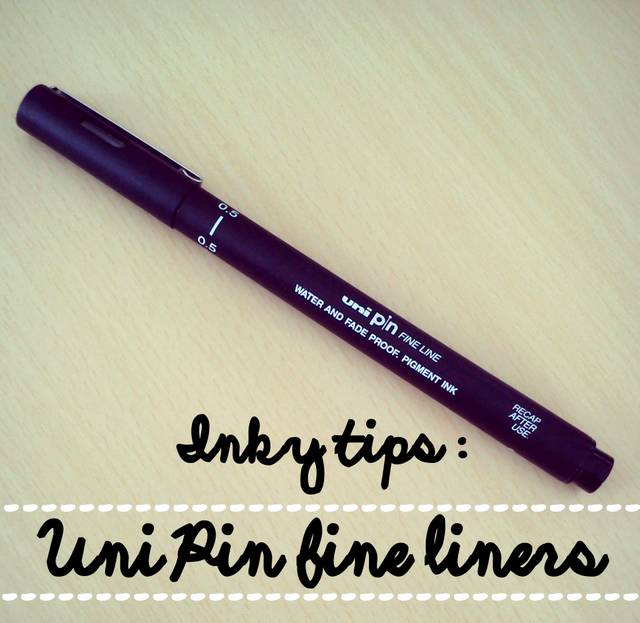 Uni Pin Fine Line Marker Test - Inky Memo